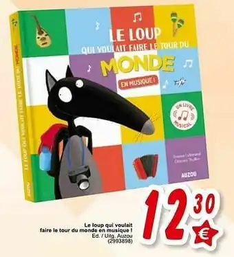 Cora Le loup qui voulait faire le tour du monde en musique ! aanbieding