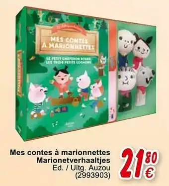 Cora Mes contes à marionnettes marionetverhaaltjes aanbieding