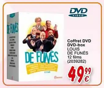 Coffret dvd dvd-box louis de funès