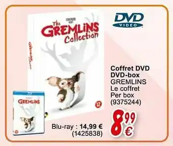 Cora Coffret dvd dvd-box gremlins aanbieding