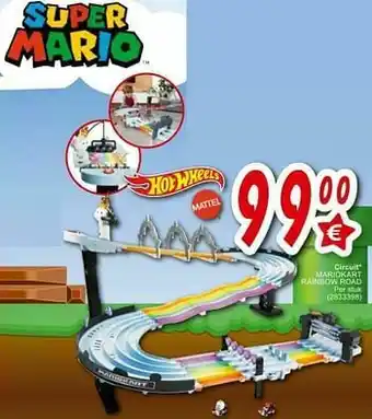 Cora Circuit mariokart rainbow road aanbieding