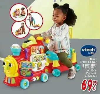 Cora Maxi trotti loco - locomotief 7 en - in 1 aanbieding