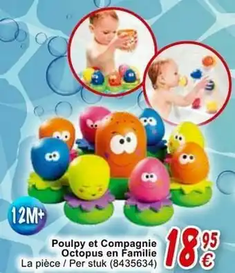 Cora Poulpy et compagnie octopus en familie aanbieding