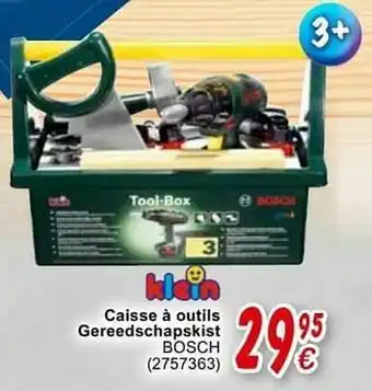Cora Caisse à outils gereedschapskist bosch aanbieding
