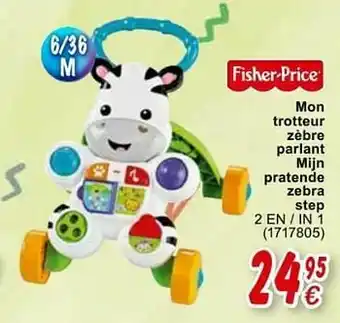 Mon trotteur zèbre parlant mijn pratende zebra step 2 en - in 1