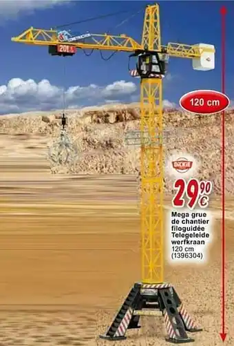 Cora Mega grue de chantier filoguidée telegeleide werfkraan aanbieding