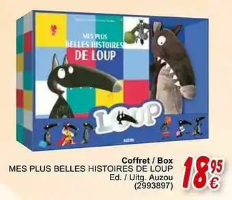 Coffret - box mes plus belles histoires de loup