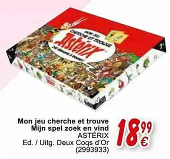 Cora Mon jeu cherche et trouve mijn spel zoek en vind astérix aanbieding