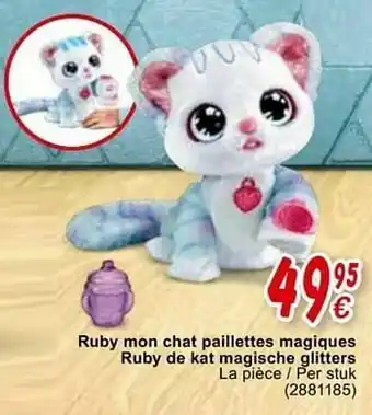 Cora Ruby mon chat paillettes magiques ruby de kat magische glitters aanbieding