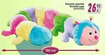 Cora Peluche chenille knuffel rups aanbieding
