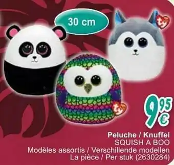 Cora Peluche - knuffel squish a boo aanbieding