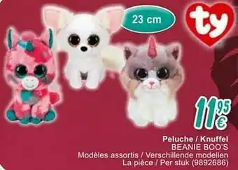 Cora Peluche - knuffel beanie boo’s aanbieding