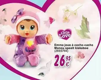 Emma joue à cache-cache manou speelt kiekeboe