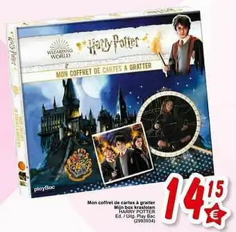 Cora Mon coffret de cartes à gratter mijn box krasloten harry potter aanbieding