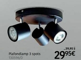 HandyHome Plafondlamp 3 spots aanbieding