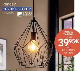 HandyHome Pendel carlton aanbieding