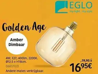 Led lampen golden age