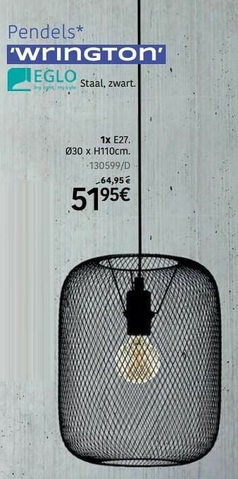 HandyHome Pendel wrington aanbieding