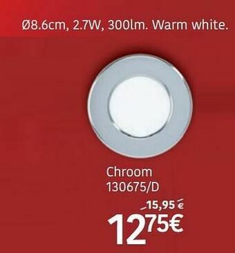 Inbouw- spots chroom