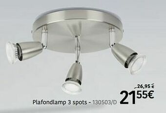 HandyHome Plafondlamp 3 spots aanbieding