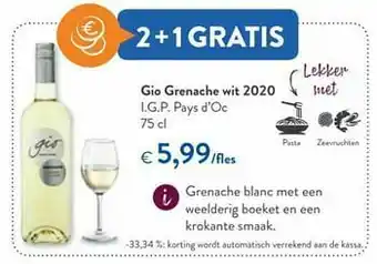 OKay Gio grenache wit 2020 i.g.p. pays d`oc aanbieding
