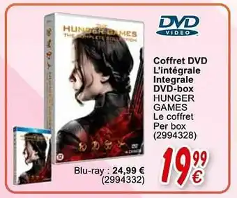Cora Coffret dvd l’intégrale integrale dvd-box hunger games aanbieding