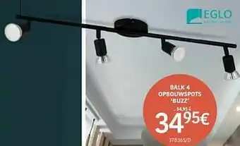 Balk 4 opbouwspots buzz