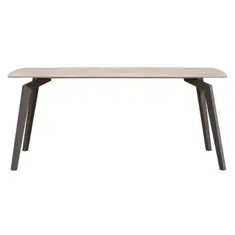 Leen Bakker Eetkamertafel Joop - zand - keramiek - 76x180x90 cm aanbieding