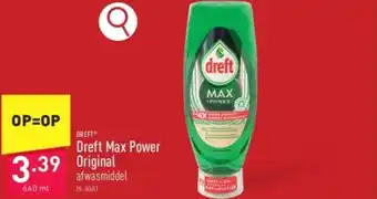 ALDI Dreft Max Power Original 640ml aanbieding