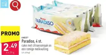 ALDI KINDER Paradiso, 4 x 29g aanbieding