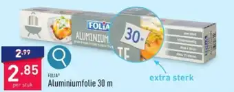 ALDI FOLIA Aluminiumfolie 30 m aanbieding