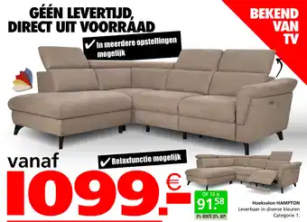Seats and Sofas Hoeksalon Hampton aanbieding
