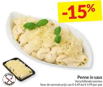 Intermarché Penne in saus aanbieding