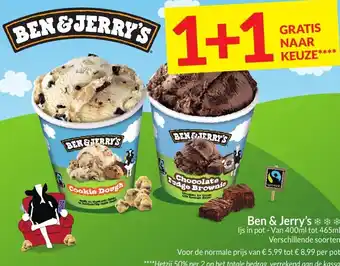 Intermarché Ben & Jerry's aanbieding