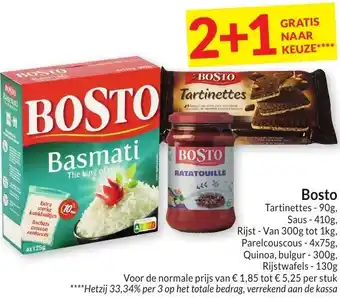 Intermarché Bosto aanbieding