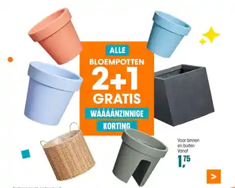 Kwantum BLOEMPOTTEN aanbieding