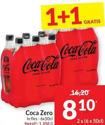 Coca Zero In fles - 6x50cl