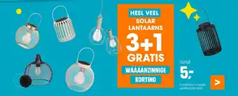 Kwantum SOLAR LANTAARNS aanbieding