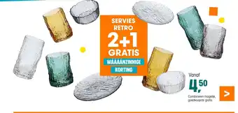 Kwantum SERVIES RETRO aanbieding