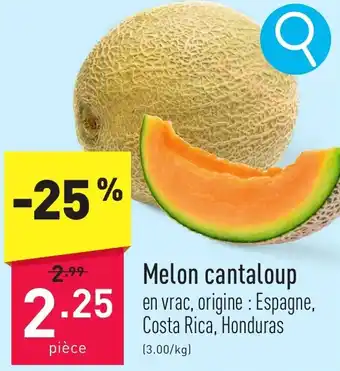 ALDI Melon cantaloup aanbieding