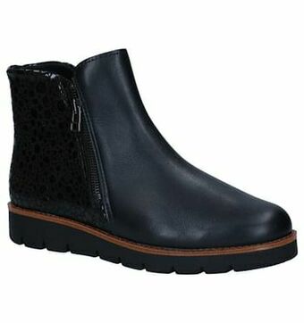 Torfs Solemade Zwarte Enkellaarzen aanbieding