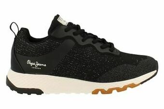 Berca Shoes Pepe Jeans Sneaker Laag Dames Koko Kite Black Trend Mesh - Zwart aanbieding