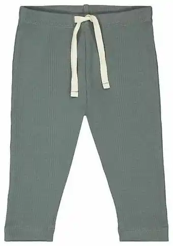HEMA HEMA Babybroek Rib Groen (groen) aanbieding