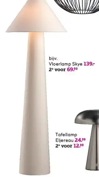 Leen Bakker Vloerlamp Skye aanbieding