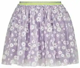 HEMA HEMA Kinderrok Met Tule Bloemen Lila (lila) aanbieding