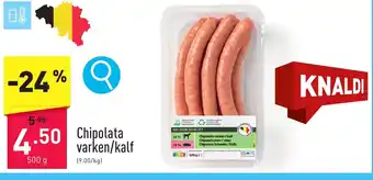 ALDI Chipolata varken/kalf aanbieding