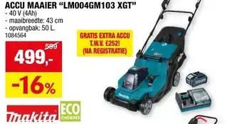 Hubo Makita ACCU MAAIER LM004GM103 XGT aanbieding