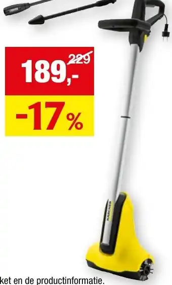 Hubo TERRASREINIGER PCL 4 aanbieding