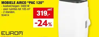 Hubo MOBIELE AIRCO PAC 120 aanbieding