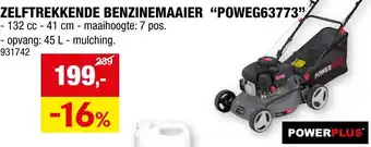 Hubo ZELFTREKKENDE BENZINEMAAIER POWEG63773 aanbieding